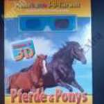 Pferde und Ponys - német nyelvű könyv, 3D-s lovas képekkel fotó