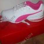 Új Puma 38as női cipő fehér-rózsaszín fotó
