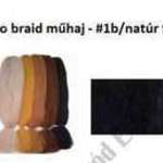 Jumbo braid műhaj-1b/natúr fekete fotó