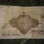 Szicíliai régi bankjegy eladó 1977 fotó