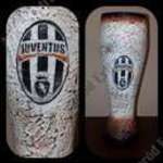 Kézműves sörös pohár Juventus futball rajongói ajándék. fotó