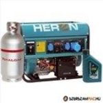 Heron benzin-gáz motoros EGM-68/55 AVR-1EG áramfejlesztő, 1 fázis 6, 8 kVA , önindítós fotó