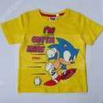 Gyerek póló, Sonic a sün képpel, sárga fotó