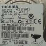 Toshiba 320 gb, használt laptop hdd fotó