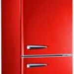 Best Matic COM-126800.6, piros 192 cm magas kombinált retró hűtőszekrény fotó