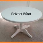 Új, bővíthető, 120 cm-es Fehér kör étkező asztal, több méretben a Reizner Bútor-tól fotó