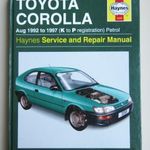 Toyota Corolla benzines javítási könyv (1992-1997) Haynes fotó