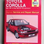 Toyota Corolla benzines javítási könyv (1987-1992) Haynes fotó