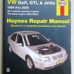 Volkswagen Golf, GTI és Jetta javítási könyv (1999-2005) Haynes USA fotó