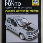 Fiat Punto 1.2 benzines javítási könyv (2003-2007) Haynes fotó