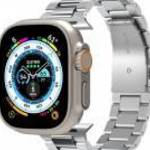 Spigen Metal Fit 316L Apple Watch 49mm/8/7 45mm fém szíj, ezüst fotó