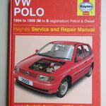 Volkswagen Polo javítási könyv (1994-1999) Haynes fotó