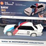1: 41 BMW M3 E30 modell autó távirányítós USB akku Bluetooth mobilapp Shell Motorsport fotó