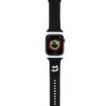 Karl Lagerfeld óraszíj fekete KLAWLSLCNK Apple Watch 42mm / 44mm / 45mm / 49mm - KARL LAGERFELD fotó