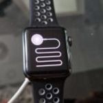Apple Watch Series 2 Nike 38mm Okosóra Space Gray Alkatrésznek ! fotó