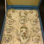 Herendi porcelán ritkaság - Viktória VBO mintás 6 szem. kévés készlet eredeti Herendi díszdobozában fotó