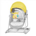 Kinderkraft 5in1 bölcső-babaágy-hinta-pihenőszék-szék - Unimo Up sárga fotó