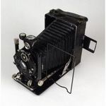 1G012 Antik Voigtlander Compur fényképezőgép eredeti bőr tokjában 1927/35 fotó