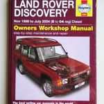 Land Rover Discovery 2 dízel javítási könyv (1998-2004) Haynes fotó