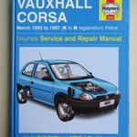 Opel Corsa B, GSi, Corsavan, Combo Van javítási könyv (1993-1997) Haynes fotó