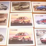 Retro autós kártya, 2 db autós kvartett, 1980-as, 90-es évek, német, és magyar num 27 fotó