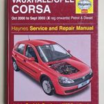 Opel Corsa C és Combo javítási könyv (2000-2003) Haynes fotó