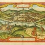 1617 Buda és Pest látképe kelet felől -- RITKA talán a legszebb BUDAPEST ábrázolás (*311) fotó