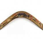 1Q048 Kenguru díszes eredeti ausztrál bumeráng boomerang 44 cm fotó