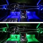 Autós beltéri led világítás, 4 led-del fotó