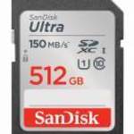 SanDisk Ultra 512 GB SDXC UHS-I Class 10 memóriakártya fotó