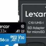 Lexar 633x 256 GB MicroSDXC UHS-I Class 10 memóriakártya fotó