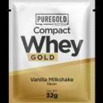 Compact Whey Gold fehérjepor - 32 g - PureGold - vanília turmix fotó
