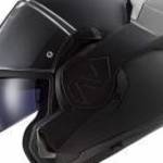 LS2 felnyitható bukósisak - FF906 Advant – fekete - LS2 Helmets fotó