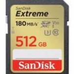 SanDisk Extreme 512 GB SDXC UHS-I Class 10 memóriakártya fotó