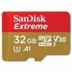 SanDisk Extreme 32 GB MicroSDXC UHS-I Class 10 memóriakártya fotó