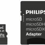 Philips FM25MP45B/00 MicroSDXC, 256GB Class 10, UHS-I U1 memóriakártya SD adapterrel - PHILIPS fotó