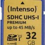 Intenso 32GB SDHC UHS-I Class 10 memóriakártya fotó