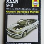 Saab 9-3, 9-3 Coupe, 9-3 Cabriolet javítási könyv (1998-2002) Haynes fotó