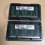 Kingston 4Gb (2x2Gb) DDR2 800mhz laptop memóriák szettben újszerű KTT800D2/2G fotó