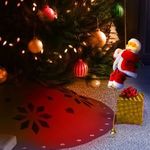 Karácsonyi zenélő világító és mászó Mikulás - 30 x 12 cm fotó
