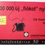 Telefonkártya 1996/11 - Creditanstalt Rt. fotó