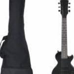 Fekete elektromos gitár gyerekeknek puhatokkal 3/4 30" - vidaXL fotó