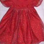 NEXT piros ruha 6-9 hó hossza 42 cm mb: 48 cm fotó