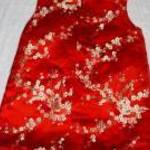 tündéri piros gésa stilusú alkalmi ruha 3-6 hó Monsoon fotó