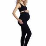 Carriwell Pocakra húzható kismama leggings - Fekete (L méret) fotó