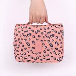 Vízálló kozmetikai táska, rózsaszín fotó