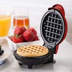 Waffle Mini gofrisütő jelzőfénnyel, tapadásmentes bevonattal, 350 W - MS-1035 fotó