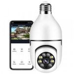 Forgatható Smart Wifi IP kamera, E27 foglalattal fotó