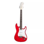 Elektromos gitár szett kezdőknek, ajándék erősítővel piros-fehér fotó