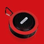 Daewoo fürdőszobai bluetooth hangszóró 3W teljesítménnyel, piros, DIBT2122RD fotó